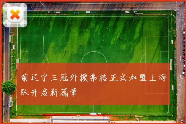 前辽宁三冠外援弗格正式加盟上海队开启新篇章
